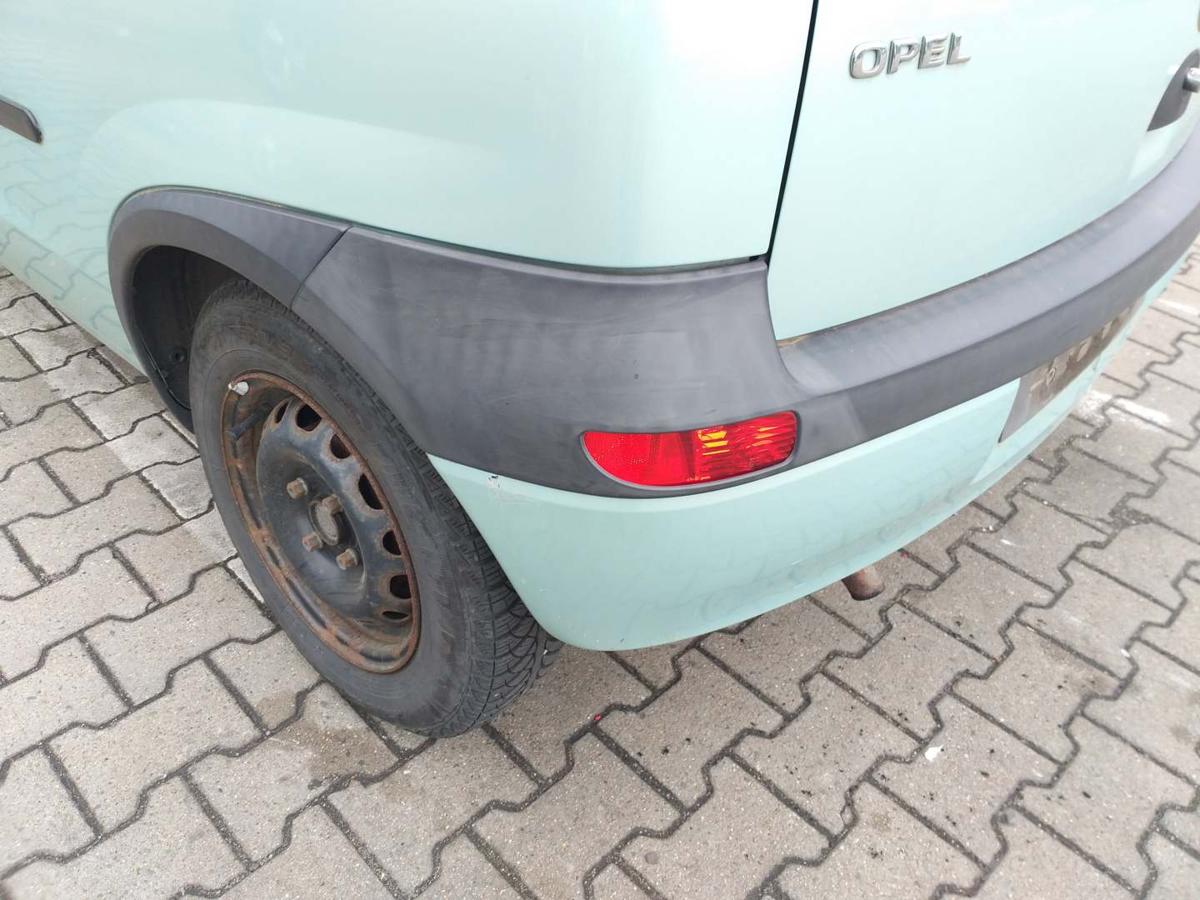 Opel Corsa C original Stoßstange Stossfänger hinten Z388 Spacegrün Bj.2001